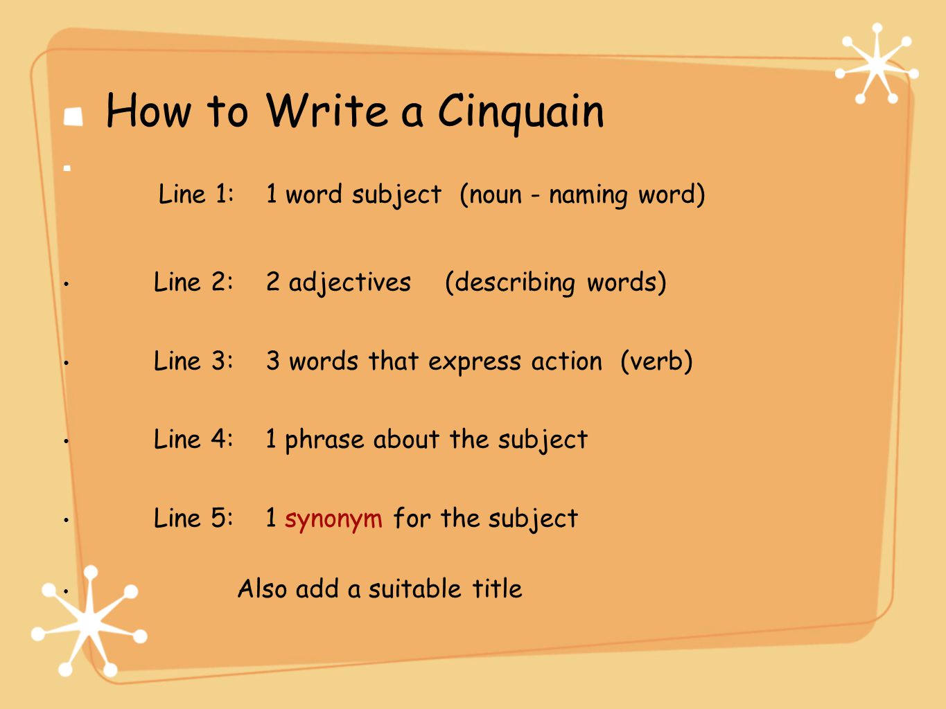 How to write a-one liner